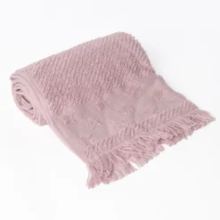 Toalla de baño rosa con estrellas 70x140cm