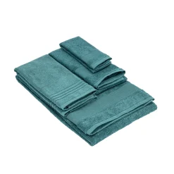 Toalla De Mano Azul 50x100Cm 450G/M2