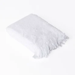 Toalla de mano blanca con estrellas 50x90cm