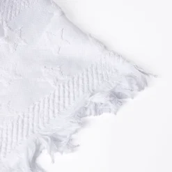 Toalla de mano blanca con estrellas 50x90cm