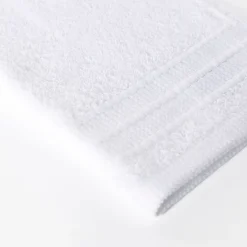 Toalla ESSENZA blanca de algodón 30x50cm