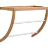 Toallero De Pared C/2 Barras 1 Estante