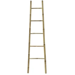 Toallero en escalera de bambú 40x150cm