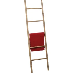 Toallero Escalera De Bambú 45x4x170Cm