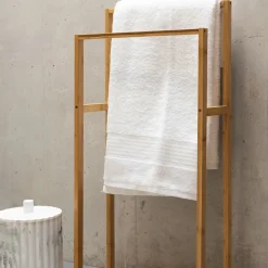 Toallero wc bambú