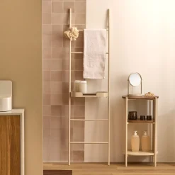 Toallero wc blanco de acero