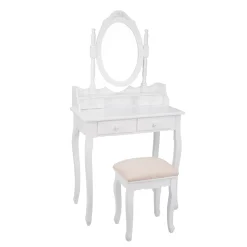 Tocador Blanco Lilliou Mdf 75x40x141Cm