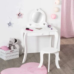 Tocador Kids C/Taburete 60x40x91Cm