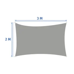 Toldo solar ELYORA rectangular Blé