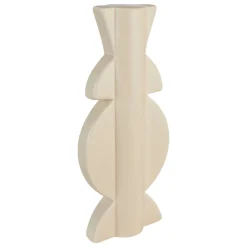 Tótem decorativo MALA beige de cerámica 24.8cm