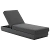 Tumbona ALLURE gris oscuro
