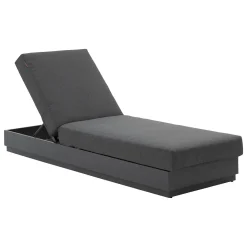 Tumbona ALLURE gris oscuro