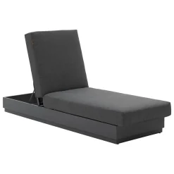 Tumbona ALLURE gris oscuro