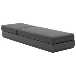 Tumbona ALLURE gris oscuro