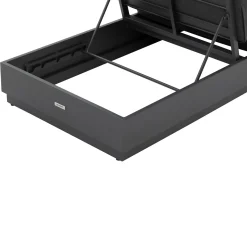 Tumbona ALLURE gris oscuro
