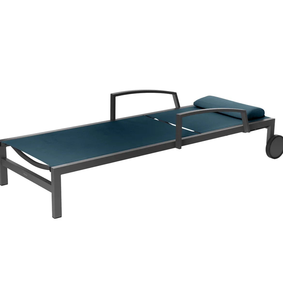 Tumbona OCALA azul canard y graphite