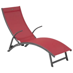 Tumbona plegable SAMBA rosa