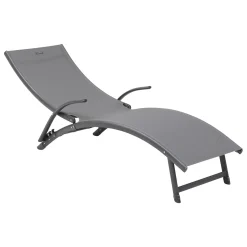 Tumbona SAMBA gris antracite y graphite