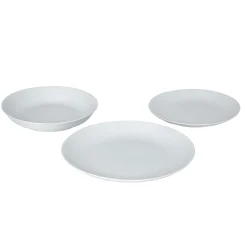 Vajilla blanca de cerámica