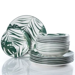 Vajilla de 18 piezas PALM VERT