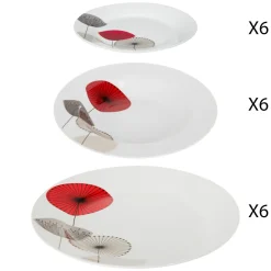 Vajilla 18 Pzas Diseño Osara