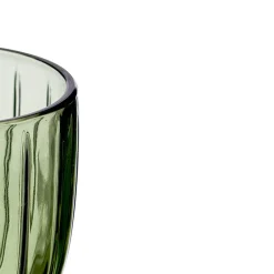 Vaso de agua a rayas 350 ml de vidrio