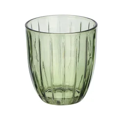 Vaso de agua a rayas 350 ml de vidrio