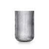 Vaso De Agua Rayas Gris De Vidrio 43cl