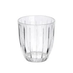 Vaso de agua rayas 350 ml de vidrio