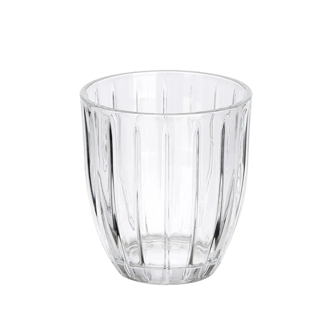 Vaso de agua rayas 350 ml de vidrio