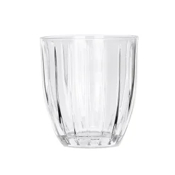 Vaso de agua rayas 350 ml de vidrio