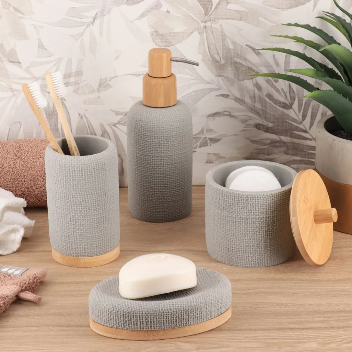Vaso De Lavabo Efecto Red Gris
