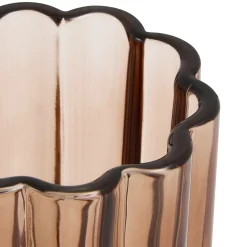Vaso de lavabo FLOREA marrón de vidrio