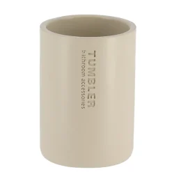 Vaso de lavabo poliresina beige