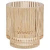 Vaso lavabo SOLIS ámbar de vidrio