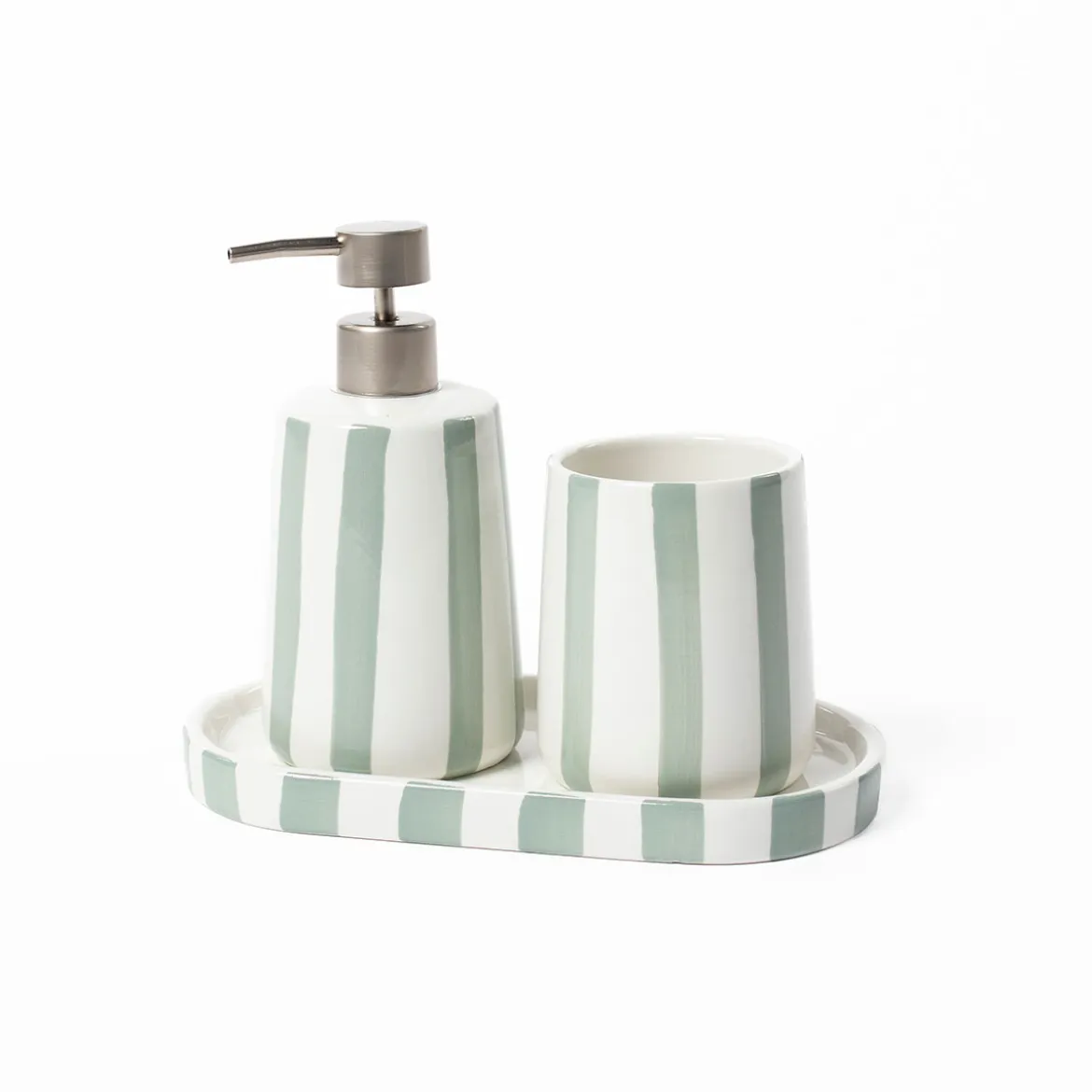 Vaso lavabo wc STRIO verde D8,7x10cm