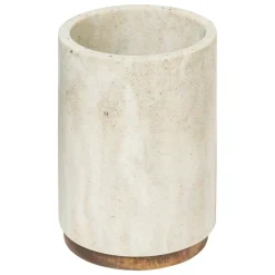 Vaso para cepillo de dientes CÔME beige