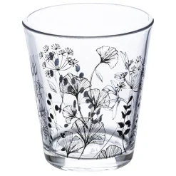 Vaso WHITE FLORAL 33cl