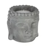 Vela Citronela En Buda Cemento 13.5x13Cm