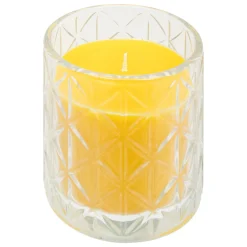 Vela Citronela 90G En Vaso De Cristal