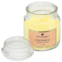 Vela de citronela en envace de vidrio 70gr