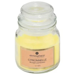 Vela de citronela en envace de vidrio 70gr