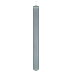 Vela Demi De Rayas Azul 26cm