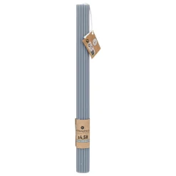 Vela Demi De Rayas Azul 26cm