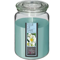 Vela En Tarro C/Tapa Flor Tiare 510G