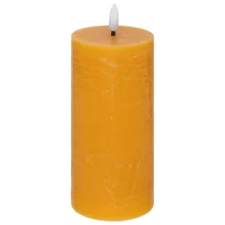 Vela Led Cilíndrica Amarilla 17.5cm
