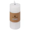 Vela Led Cilíndrica Molia Blanca 17.5cm