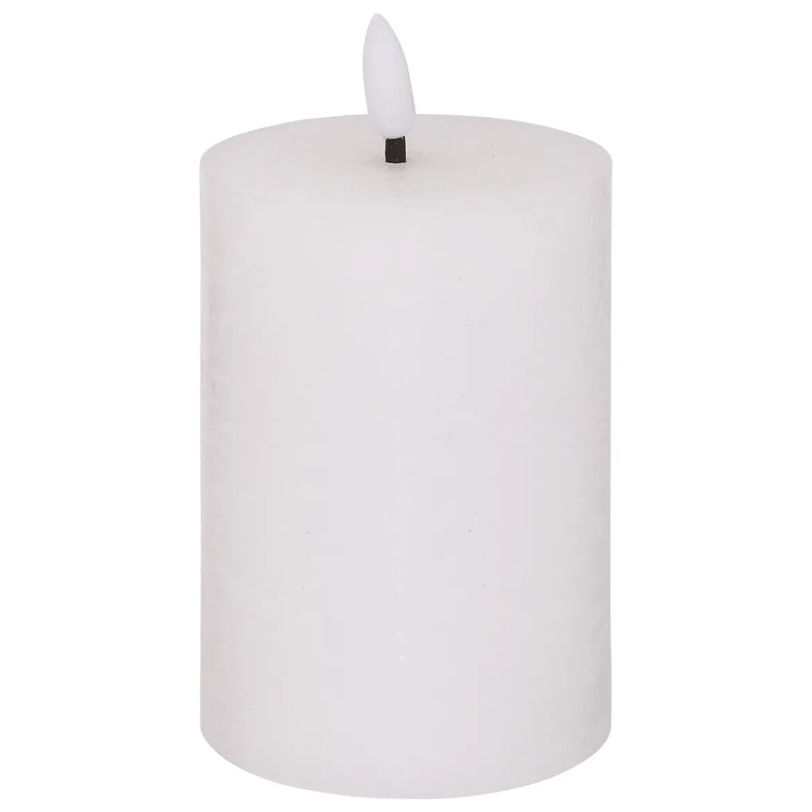 Vela Led Cilíndrica Molia Blanca 12.5cm