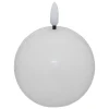 Vela Led Redonda Molia Blanca 8cm