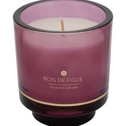 Vela Madera Higuera Vaso De Vidrio Ilae 225G